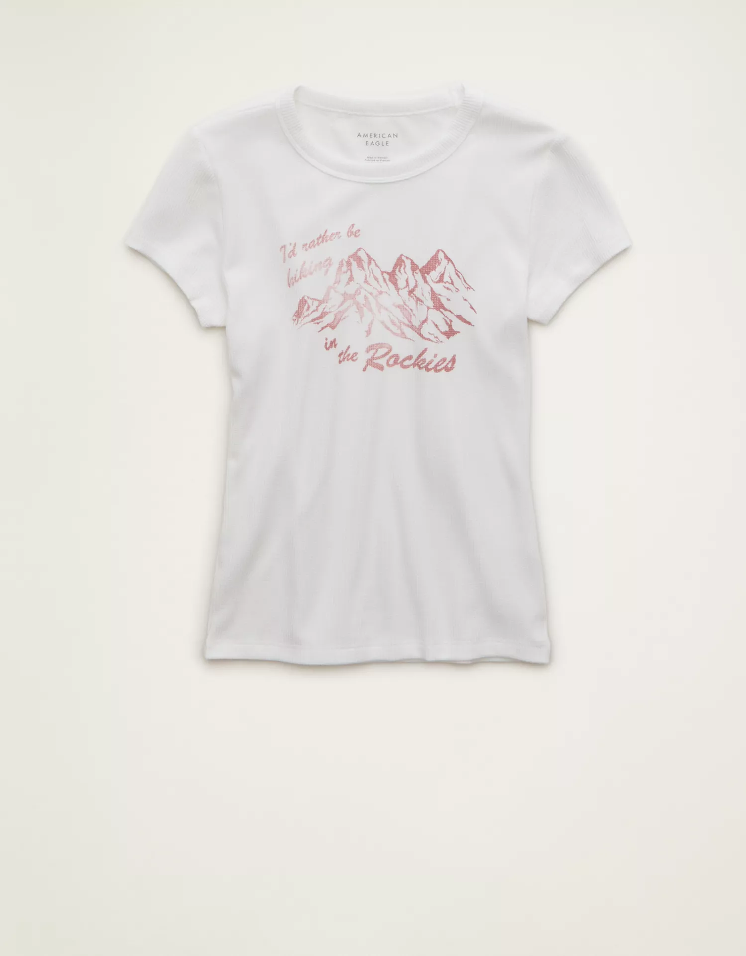 AE Hey Baby Graphic Waffle Tee - thumbnail 9