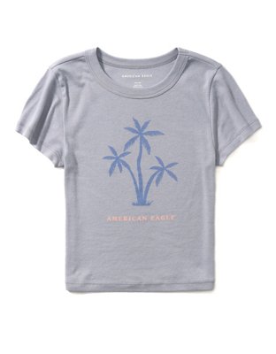 AE Cropped Hey Baby Tee