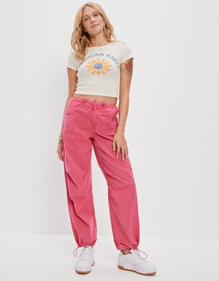 AE Cropped Hey Baby Tee