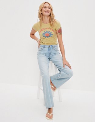 AE Cropped Hey Baby Tee
