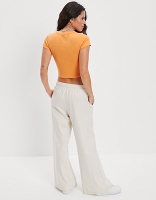 AE Cropped Hey Baby Tee