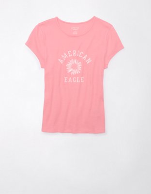 AE Short-Sleeve Hey Baby Ribbed Tee