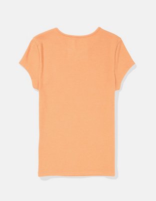 AE Hey Baby Short-Sleeve Ribbed Tee