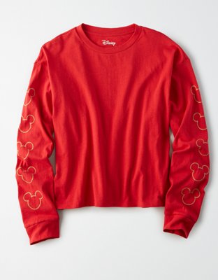 AE Long Sleeve Mickey Graphic T-Shirt