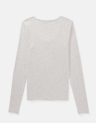 AE Long-Sleeve Scoop Neck T-Shirt