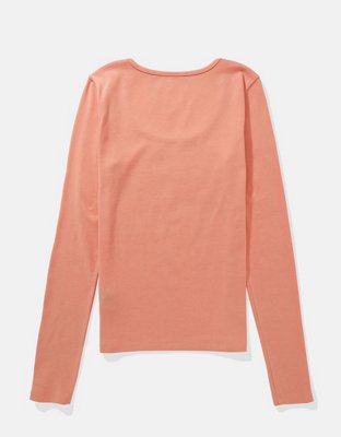 AE Long-Sleeve Scoop Neck T-Shirt