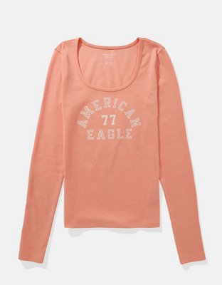 AE Long-Sleeve Scoop Neck T-Shirt