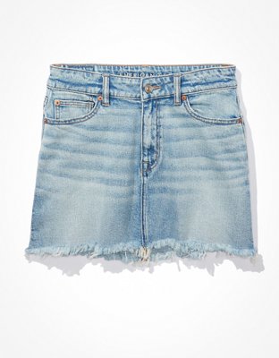 American eagle 2025 jean mini skirt