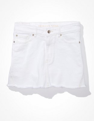 AE Minifalda Cintura Alta '90s Blanca