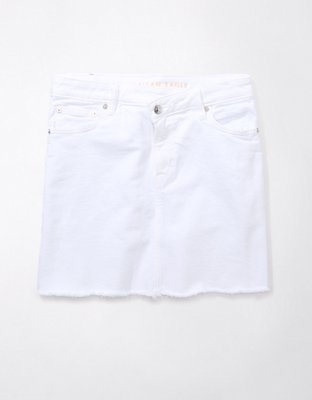 AE Denim A-Line Mini Skirt