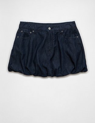 AE Stretch Denim Bubble Skirt
