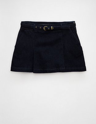 AE Low-Rise Mini Skort Womens Dark Rinse 18 24$