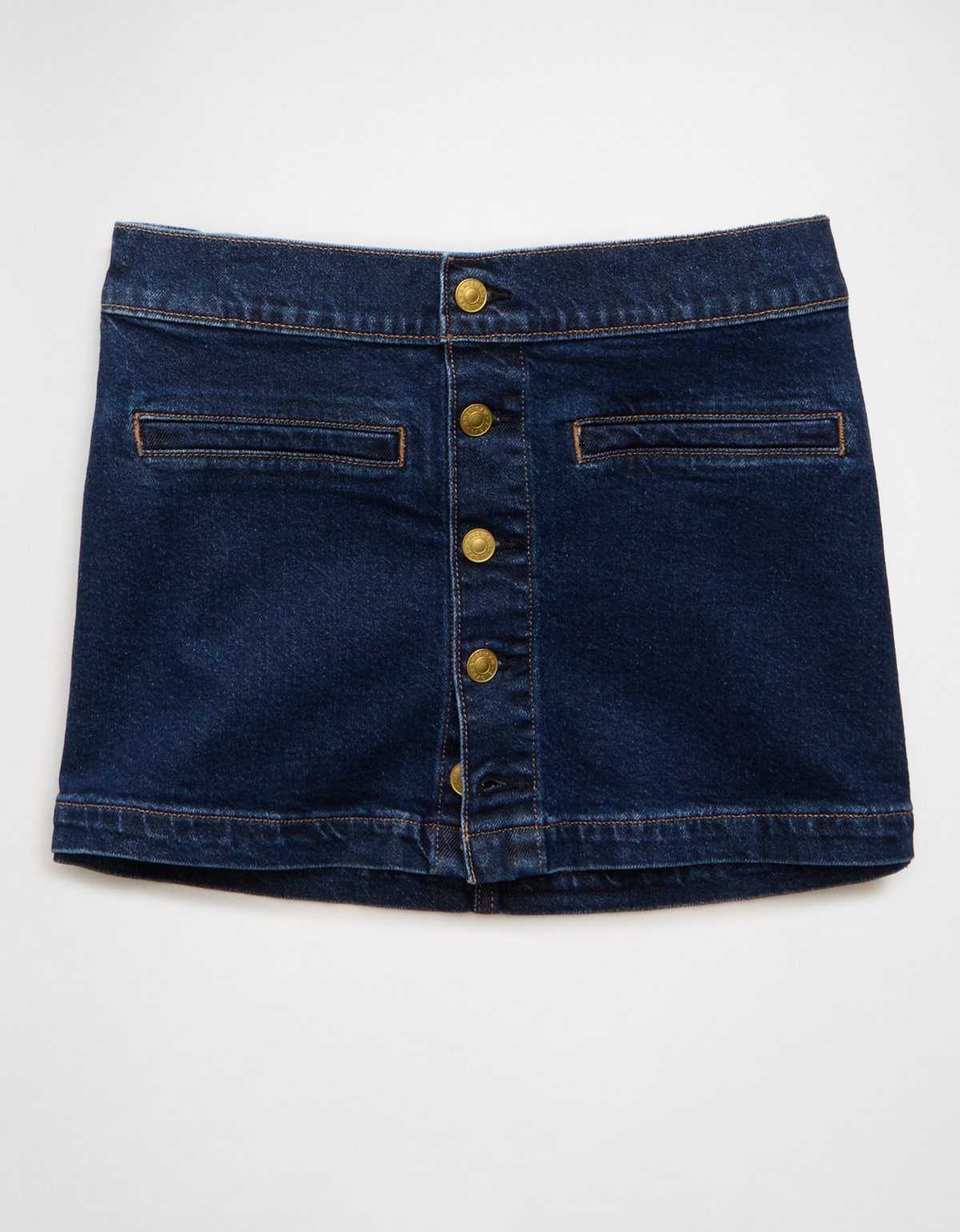 AE Stretch Low-Rise Denim Mini Skirt - image 4