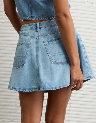 AE Stretch High-Waisted Circle Mini Skort