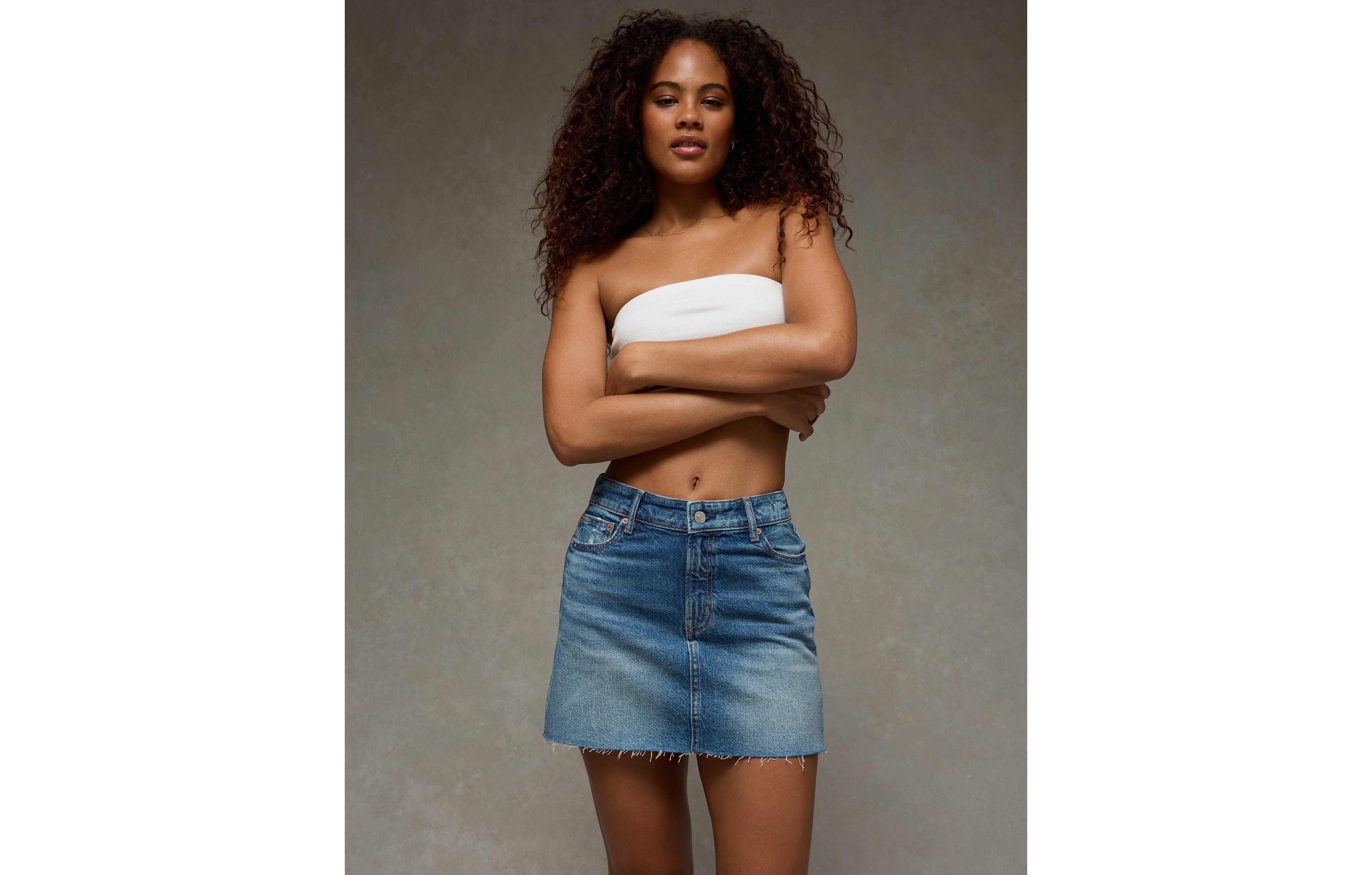 AE Rigid High-Waisted Perfect Mini Skirt