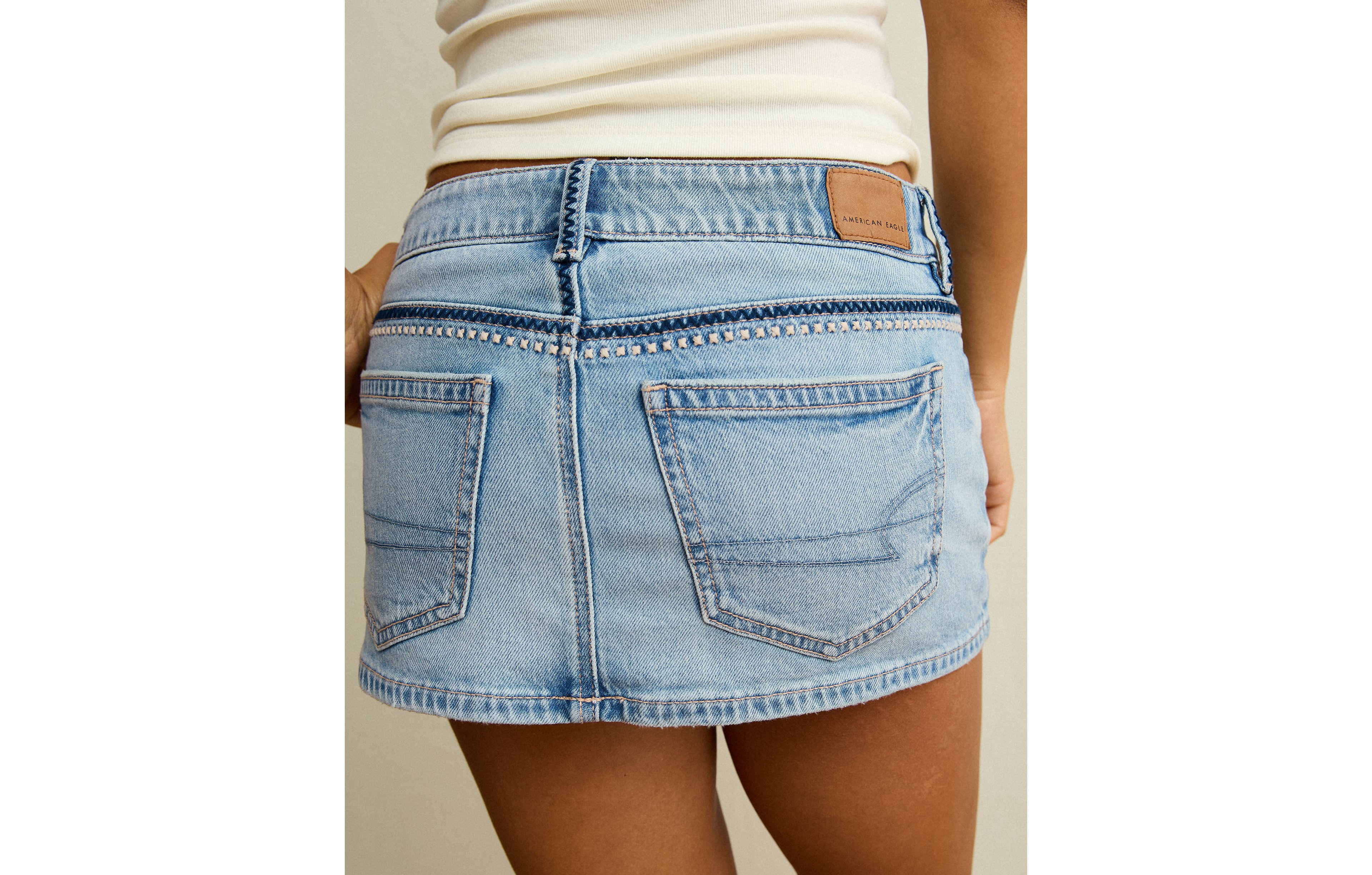AE Super Low-Rise Perfect Micro Mini Skirt