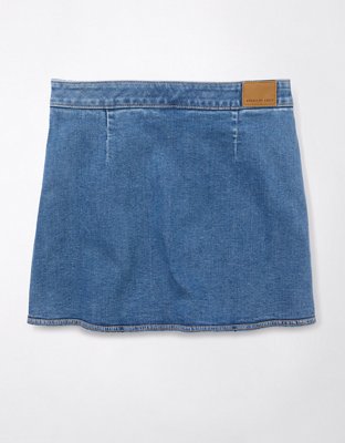 AE Next Level High-Waisted Denim Skort