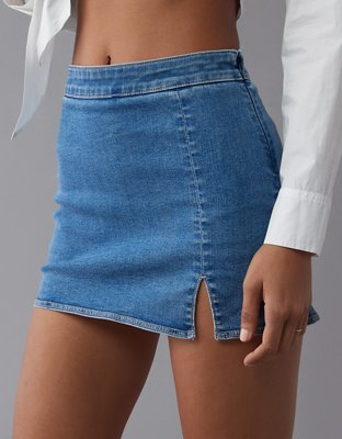 Elegant High Waist Denim High Waisted Denim Skirt With Zipper Back For  Women Flare Style, Big Swing, Perfect For Autumn And Winter Street Style  210510 From Cong00, $25.32
