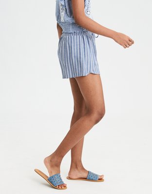Женские брюки American Eagle AE Striped Dolphin Short — фото 5