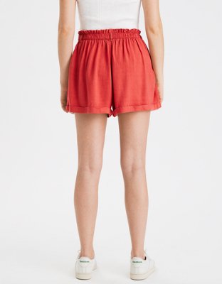 AE High-Waisted Paperbag Soft Short