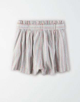 Женские брюки American Eagle AE High-Waisted Paperbag Soft Short — фото 4