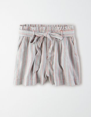 Женские брюки American Eagle AE High-Waisted Paperbag Soft Short — фото 3