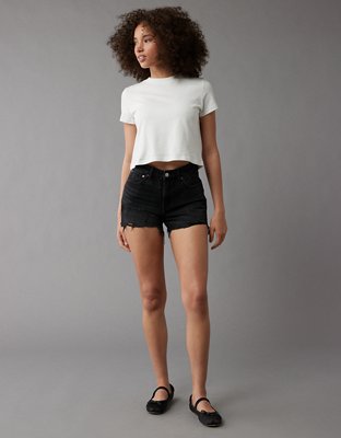 IEPOFG Women's Summer Shorts Casual Knee Length Elastic High Waisted Shorts  Comfy Wide Leg Lightweight Irregular Hem Shorts, Black, Small : :  Clothing, Shoes & Accessories