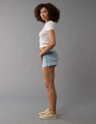 AE Strigid Short Curvy Relajado Cintura Super Alta