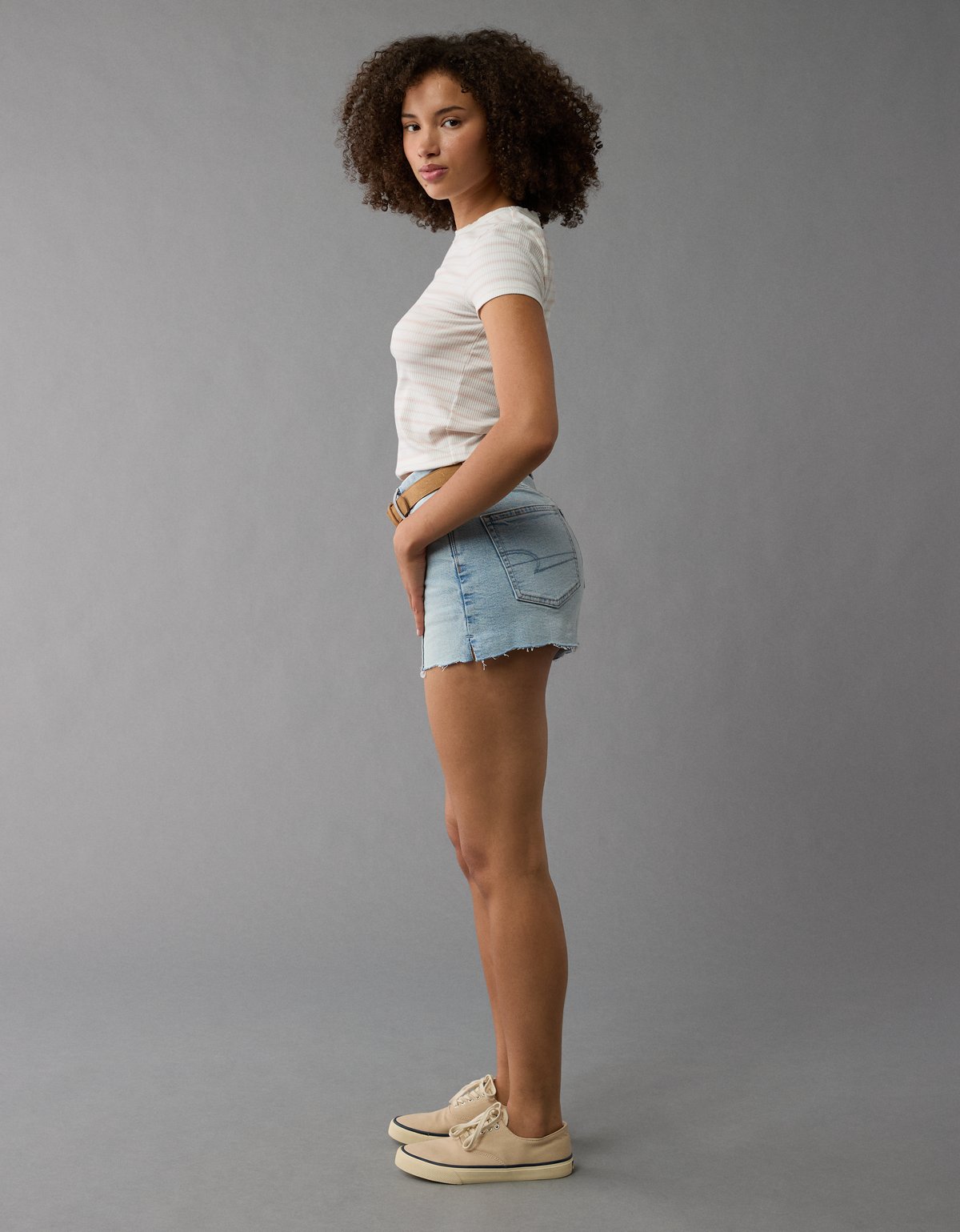AE Strigid Curvy Super High-Waisted Relaxed Short - image 5