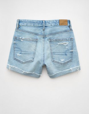 AE Strigid Curvy Ripped Super High-Waisted Relaxed Short