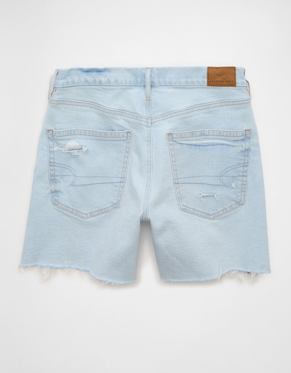 AE 6" Strigid Curvy Super High-Waisted Relaxed Denim Short - image 4
