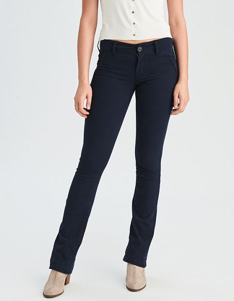 Женские брюки American Eagle AE Stretch Low-Rise Kick Bootcut Pant