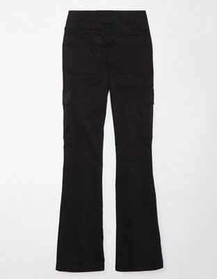 AE Stretch Pull-On High-Waisted Kick Bootcut Cargo Pant