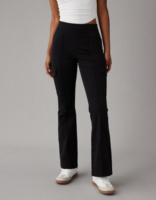 Women's - Slim Cargo Pants in Vulcan Black