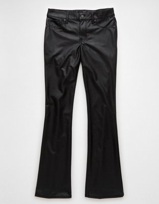 AE Stretch Vegan Leather Classic Bootcut Pant