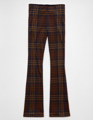 Женские ботинки American Eagle AE It Knit Pull-On High-Waisted Kick Boot Plaid Pant — фото 3