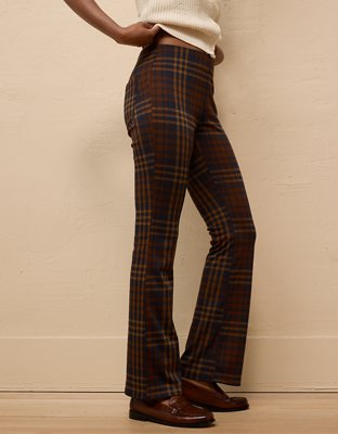 Женские ботинки American Eagle AE It Knit Pull-On High-Waisted Kick Boot Plaid Pant — фото 4