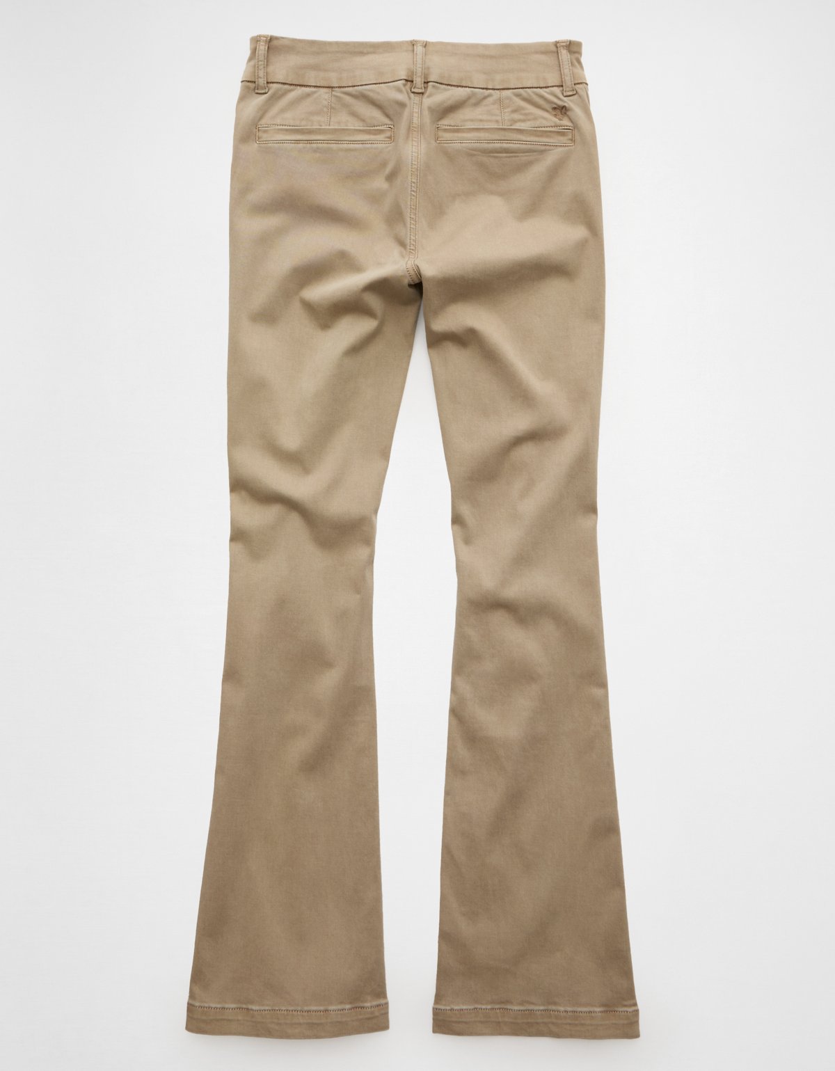 AE Stretch Low-Rise Kick Bootcut Khaki Pant - image 4