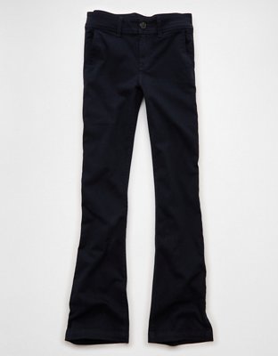 EASY TUCK HALF PANTS【Ameri】 AE Stretch Low-Rise Flare Trouser