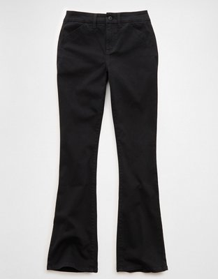 AE Curvy Low-Rise Kick Bootcut Khaki Pant