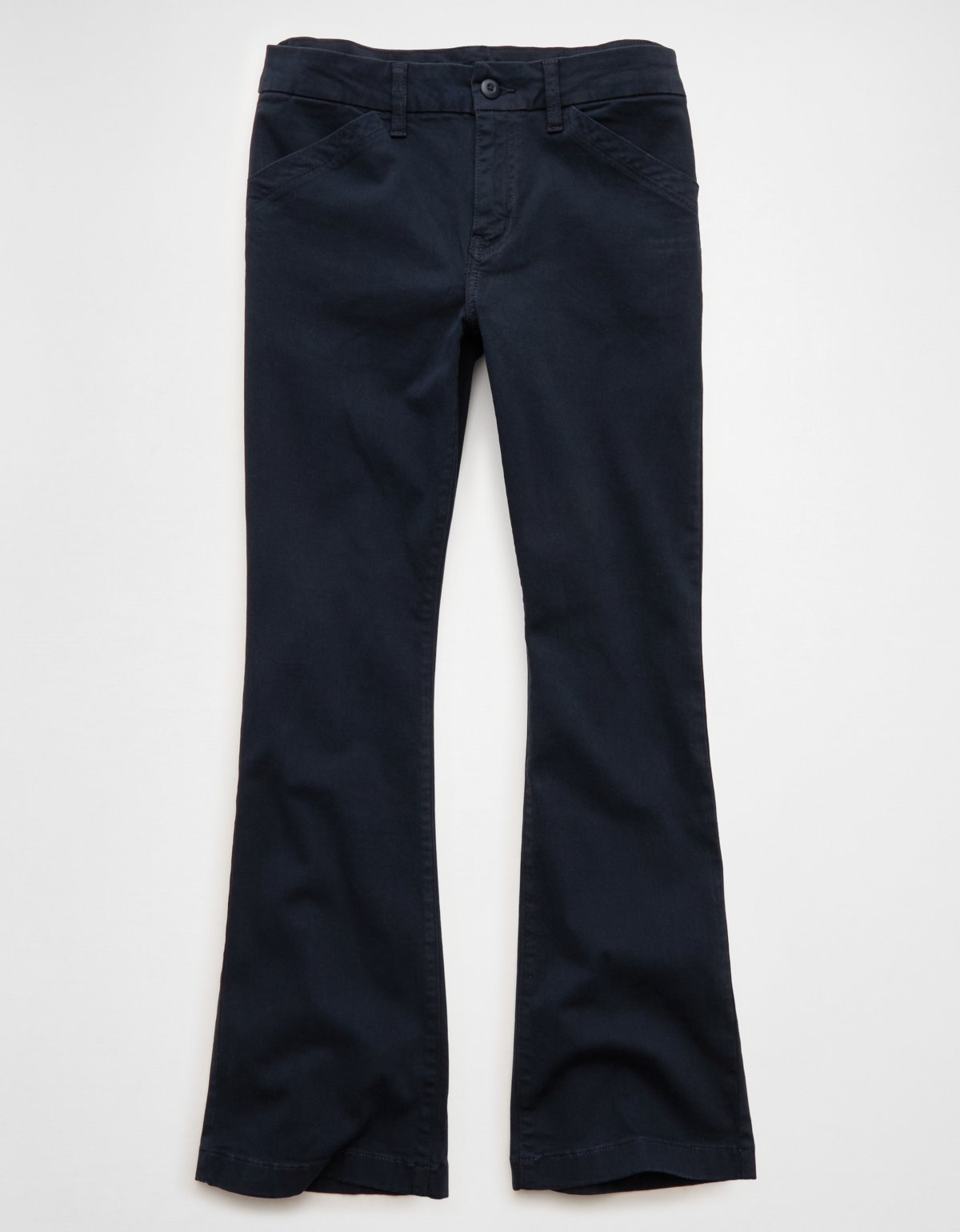 AE Curvy High-Waisted Kick Bootcut Khaki Pant - image 3