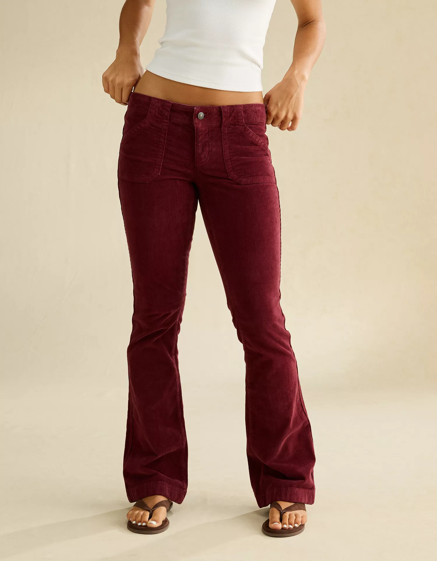 AE Super Low-Rise Corduroy Kick Boot Pant