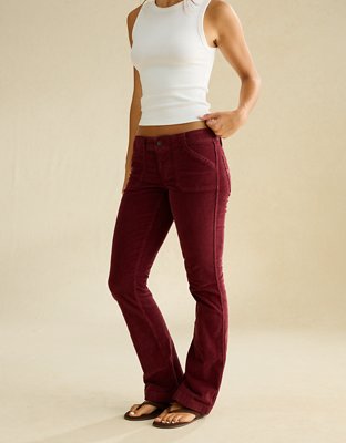 AE Super Low-Rise Corduroy Kick Boot Pant