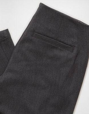 Женские брюки American Eagle AE Super Low-Rise Boot Trouser, цвет: Эбеновый — фото 5