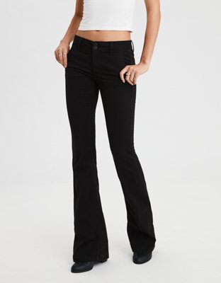 black flare jeans american eagle