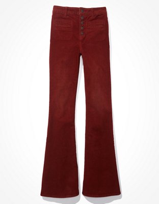 AE Stretch Corduroy Super High-Waisted Flare Pant