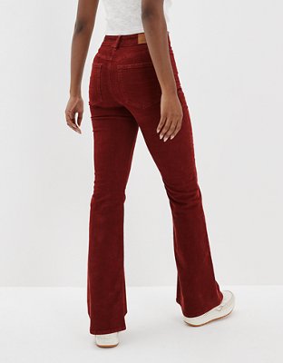 AE Stretch Corduroy Super High-Waisted Flare Pant