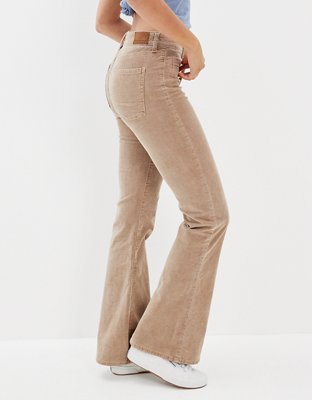 Женские брюки American Eagle AE Stretch Corduroy Super High-Waisted Flare Pant — фото 5