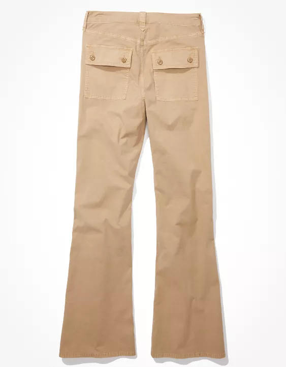 AE Snappy Stretch Super High-Waisted Flare Pant
