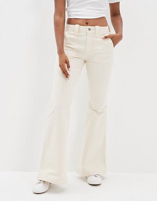 Higher High-Waisted Flare Corduroy Pants for Women